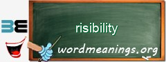 WordMeaning blackboard for risibility